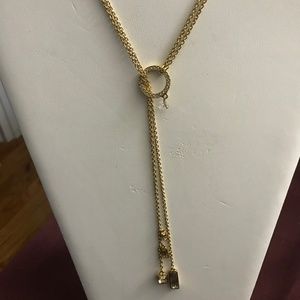 Touchstone Crystal Emmeline Lariat Necklace